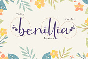 Benillia, a Script Font by AEN Creative Studio (Thumbnail 10 of 12)