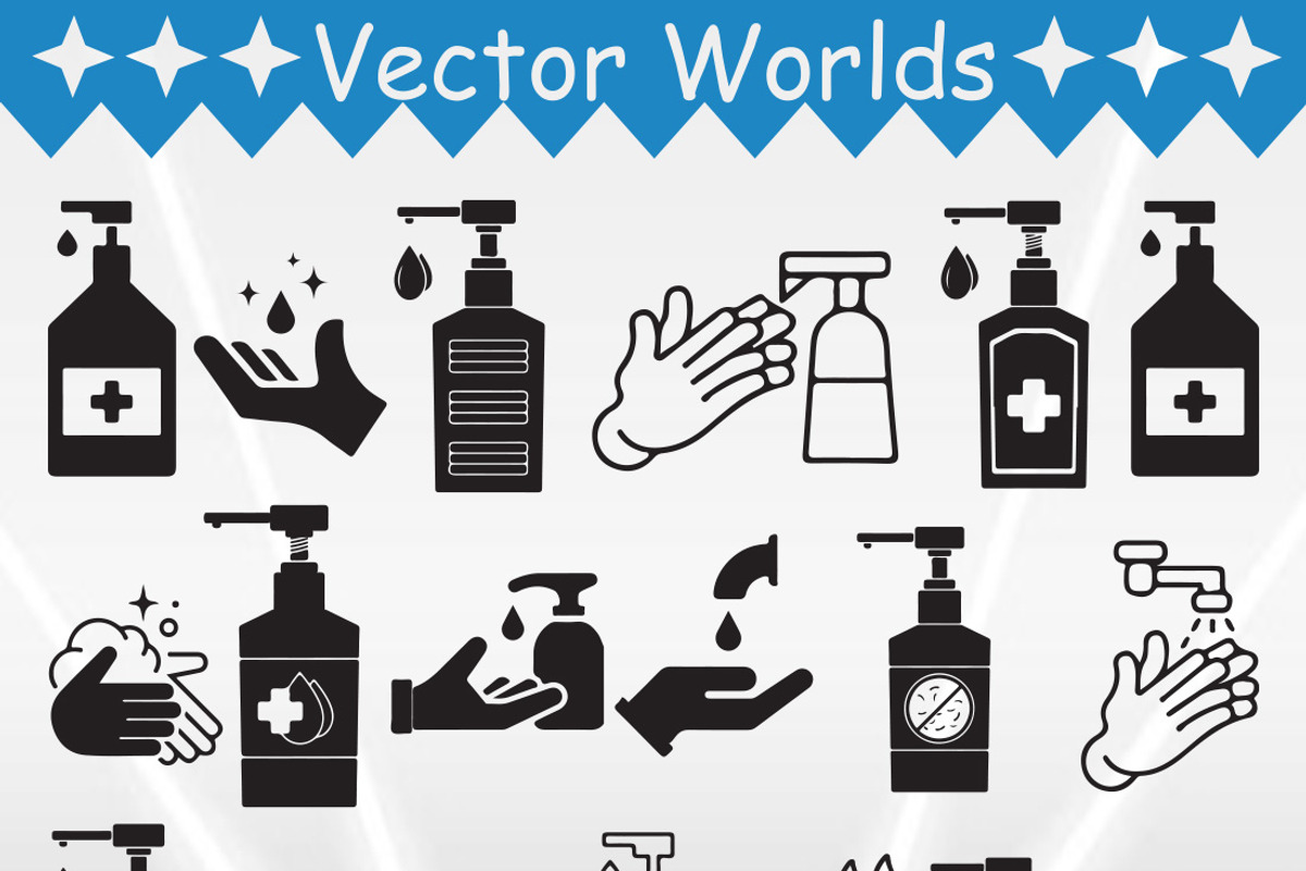 Hand Sanitizer Svg, Sanitizer Svg, an Object Graphic by VectorWorlds (Photo 2 of 3)