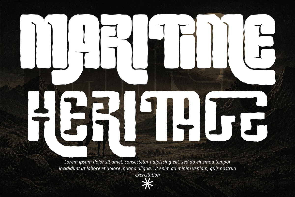CLASSIC ACROSS - RETRO DISPLAY FONT, a Sans Serif Font by 177Studio (Photo 2 of 8)
