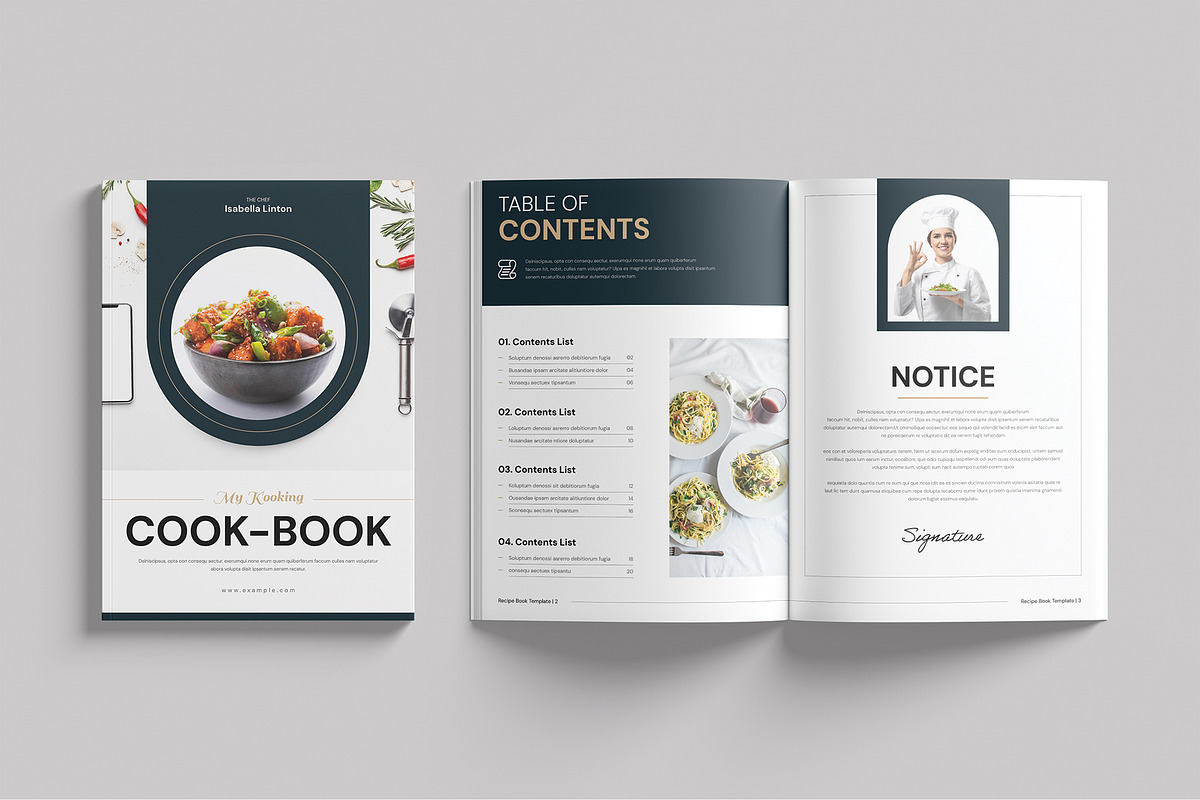 Recipe Book Template, a Brochure Template by Cleffon_Graphic_Studio (Photo 2 of 9)