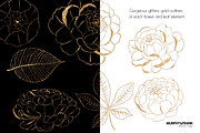 Peony Clipart Flowers Peonies, an Illustration by Murphy & Frank (Thumbnail 4 of 5)