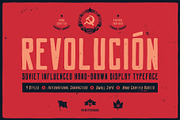 Revolución, a Font by OPENCITYDESIGNCO (Thumbnail 1 of 8)
