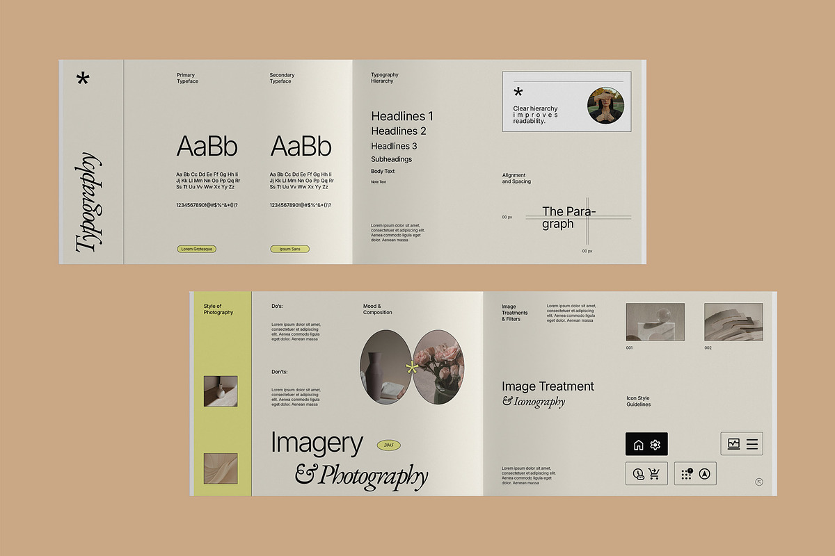 Aesthetic Brand Guidelines - AEE, a Branding & Logo Template by fakhroo (Photo 7 of 13)