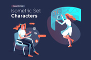 Isometric illustration kit - People, a Templates & Theme by Formfrom (Thumbnail 26 of 34)