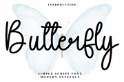 Butterfly, a Handwritten Font by InermediaSTUDIO (Thumbnail 1 of 7)