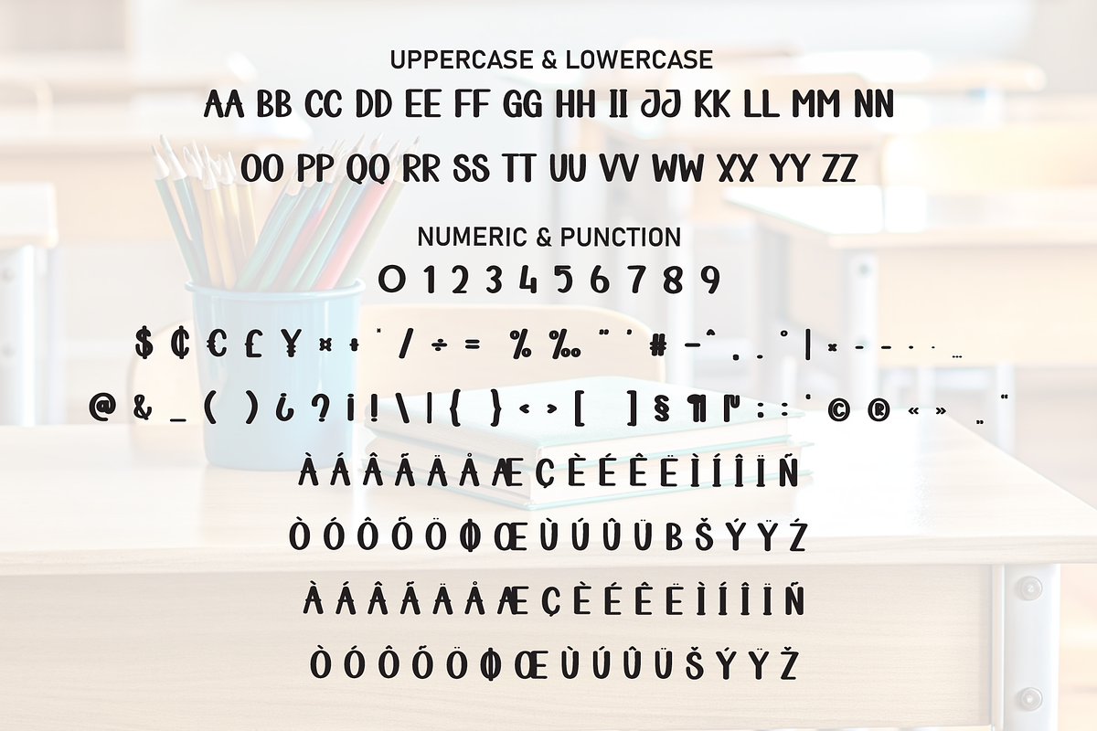 School | Script Font, a Script Font by Scratchones (Photo 7 of 8)