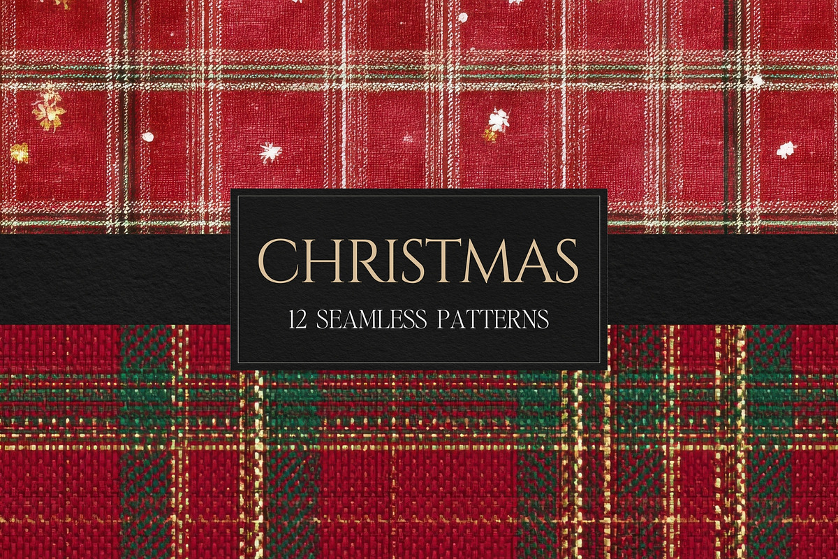 Christmas Plaid Seamless Patterns, a Pattern Graphic by Business Chic (Photo 5 of 5)