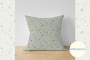 Trailing Watercolor Floral Teal, a Pattern Graphic by Mieken Petra Designs (Thumbnail 2 of 4)