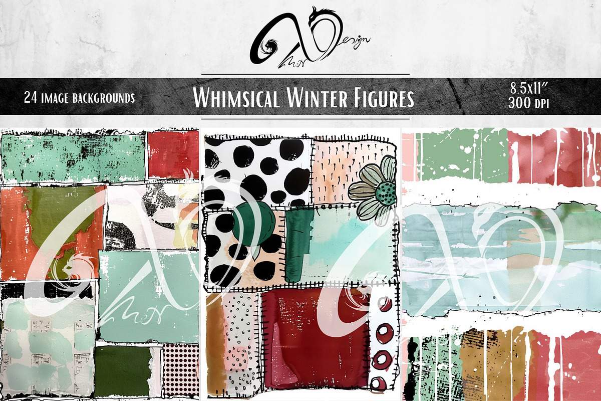 Whimsical Winter Figures paper dolls, a Person Illustration by NiiiNArt (Photo 6 of 6)