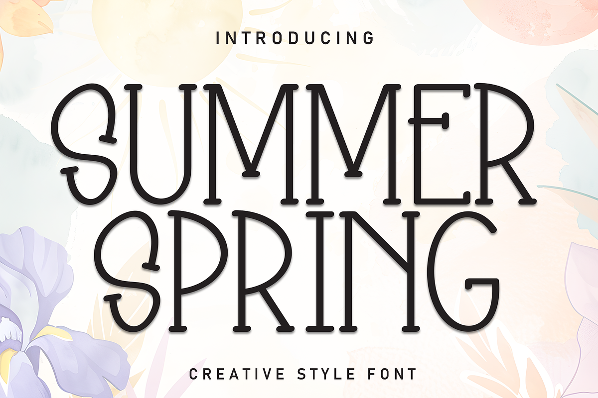 Summer Spring | Script Font, a Script Font by Scratchones (Photo 1 of 8)