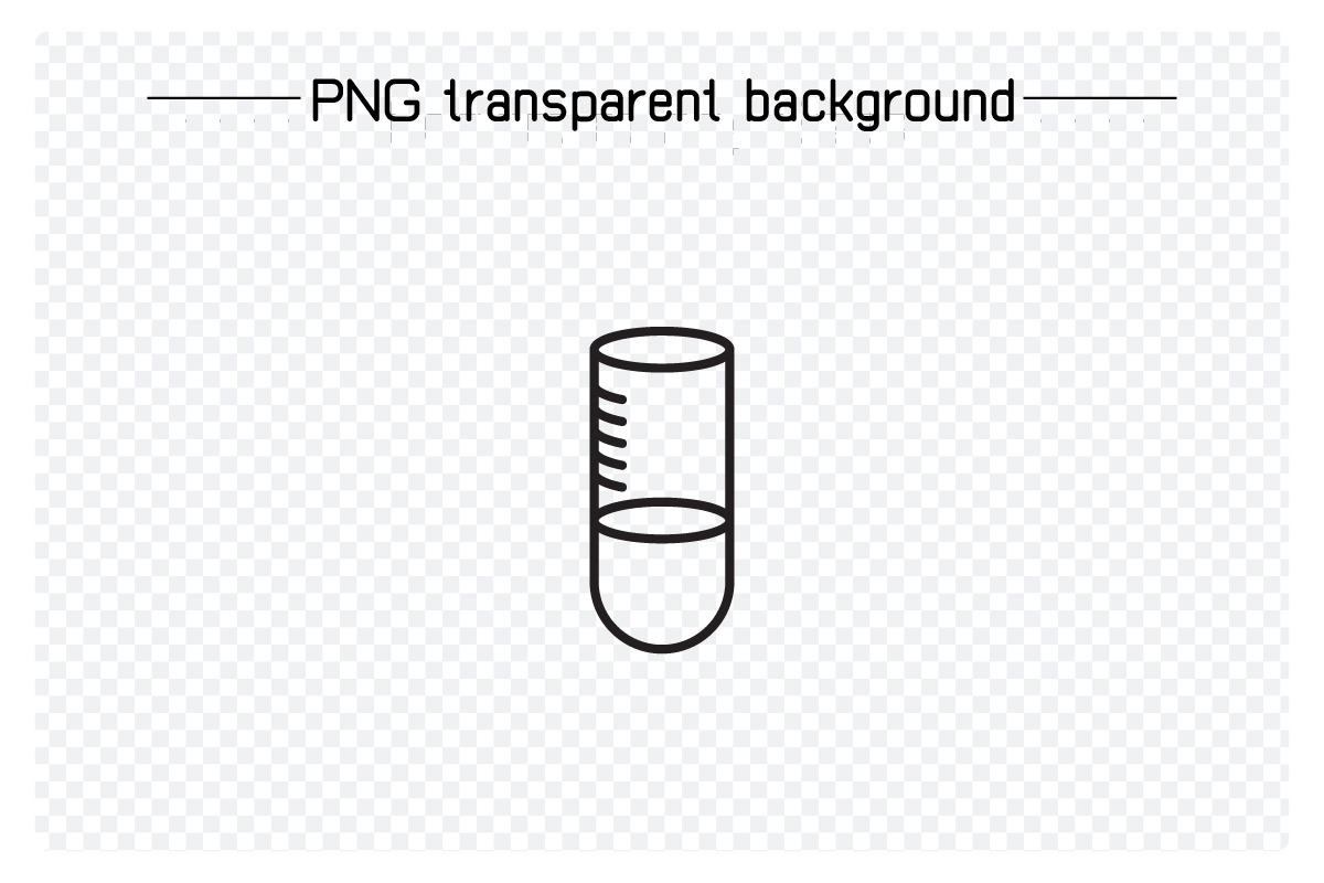 Science and Lab Tube and Flask Icons, an Outline Icon by Designfour (Photo 5 of 7)