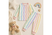 Pastel Rainbow Stripes Pattern, a Pattern Graphic by Villa 11 Estudio (Thumbnail 3 of 4)