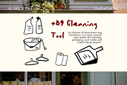 +89 Cleaning Tool Illustration Pack, an Object Illustration by The Journey Atelier (Thumbnail 1 of 5)