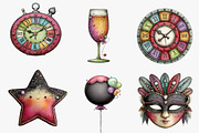 New year clip-art, an Illustration by CreationArt (Thumbnail 3 of 5)