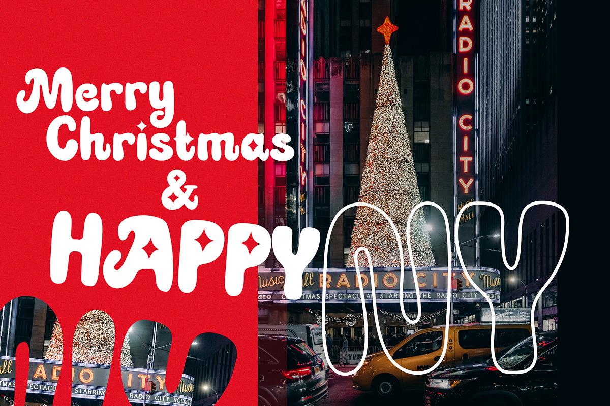 Silent Night Christmas Font Family, a Handwritten Font by Struvictory.art (Photo 2 of 10)