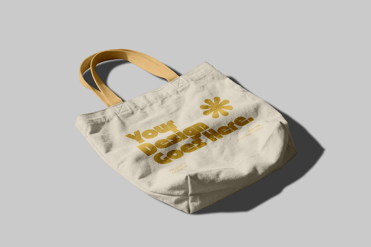 Realistic Tote Bag Mockup PSD, a Merchandise Mockup by MA-KING_ART (Photo 5 of 5)