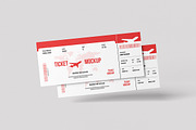 Ticket Mockup, a Product Mockup by HanaSaka_Studio (Thumbnail 4 of 5)