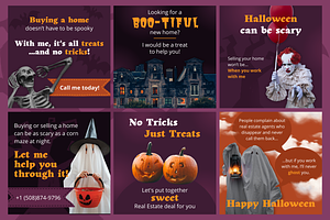 Halloween Real Estate Templates