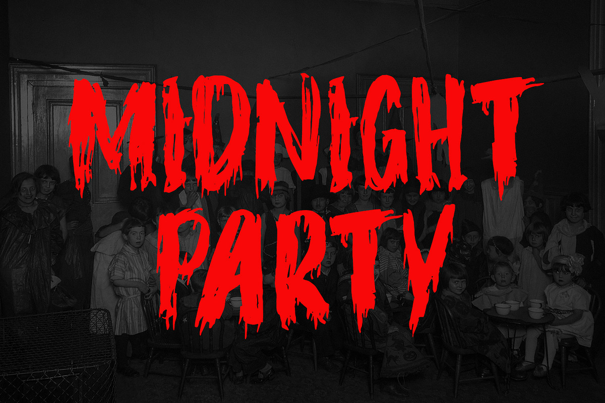 Jeckol Display Horror Brush Font, a Handwritten Font by Maulana Creative (Photo 6 of 7)