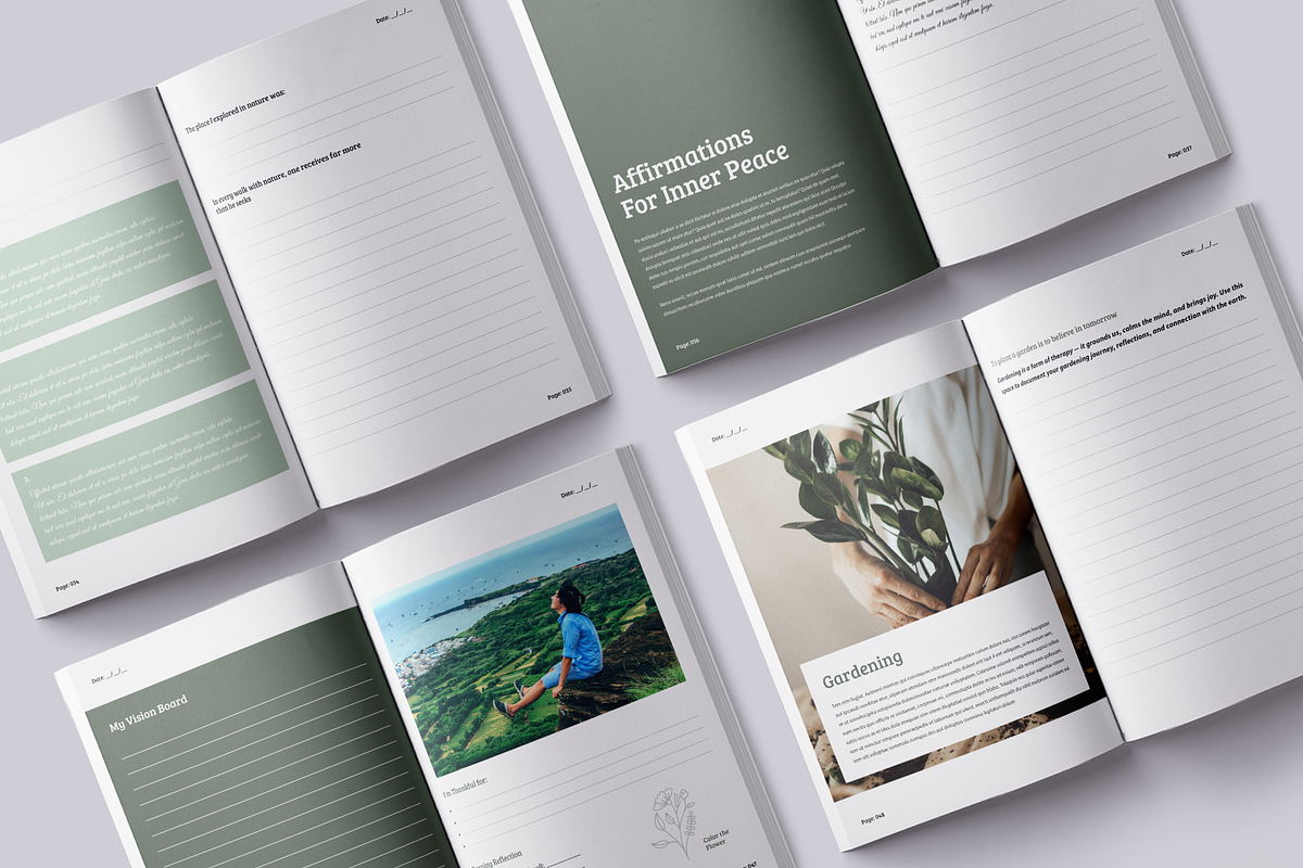 Wellness Journal | Canva, a Brochure Template by ArtisticLand (Photo 8 of 15)