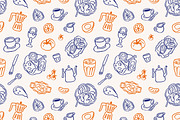 Breakfast food on seamless patterns, a Pattern Graphic by Good Studio (Thumbnail 2 of 11)