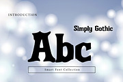 Simply Gothic, a Blackletter Font by Wow Magic (Thumbnail 2 of 3)
