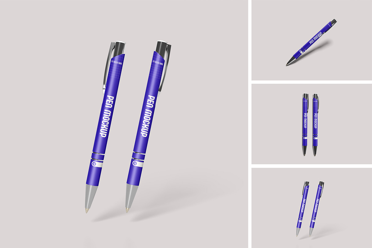 Pen Mockup, a Pens & Pencil Mockup by Pikachudesign (Photo 1 of 4)