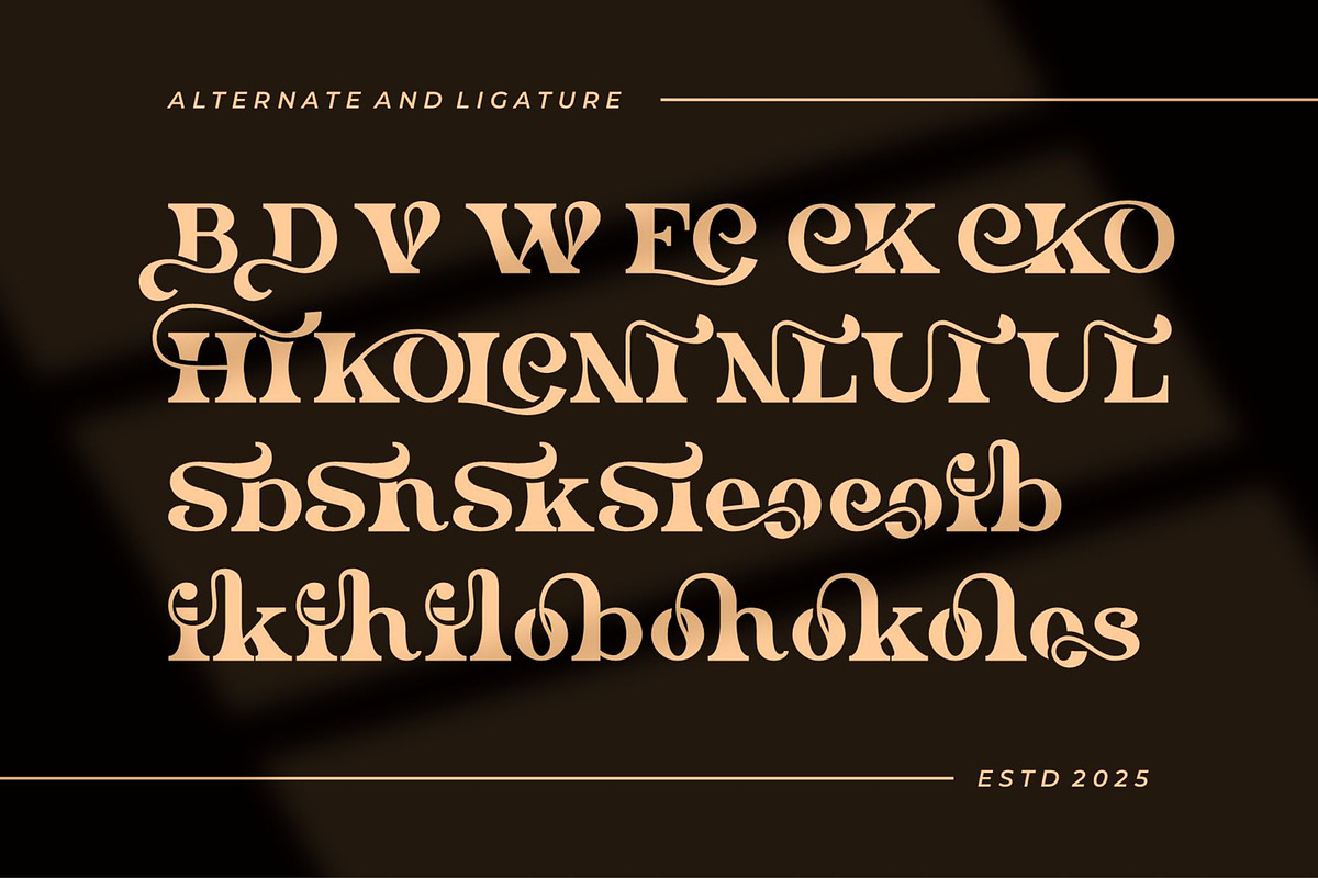 Vineca || Vintage Retro Serif Font, a Serif Font by Ermedia Studio (Photo 8 of 10)