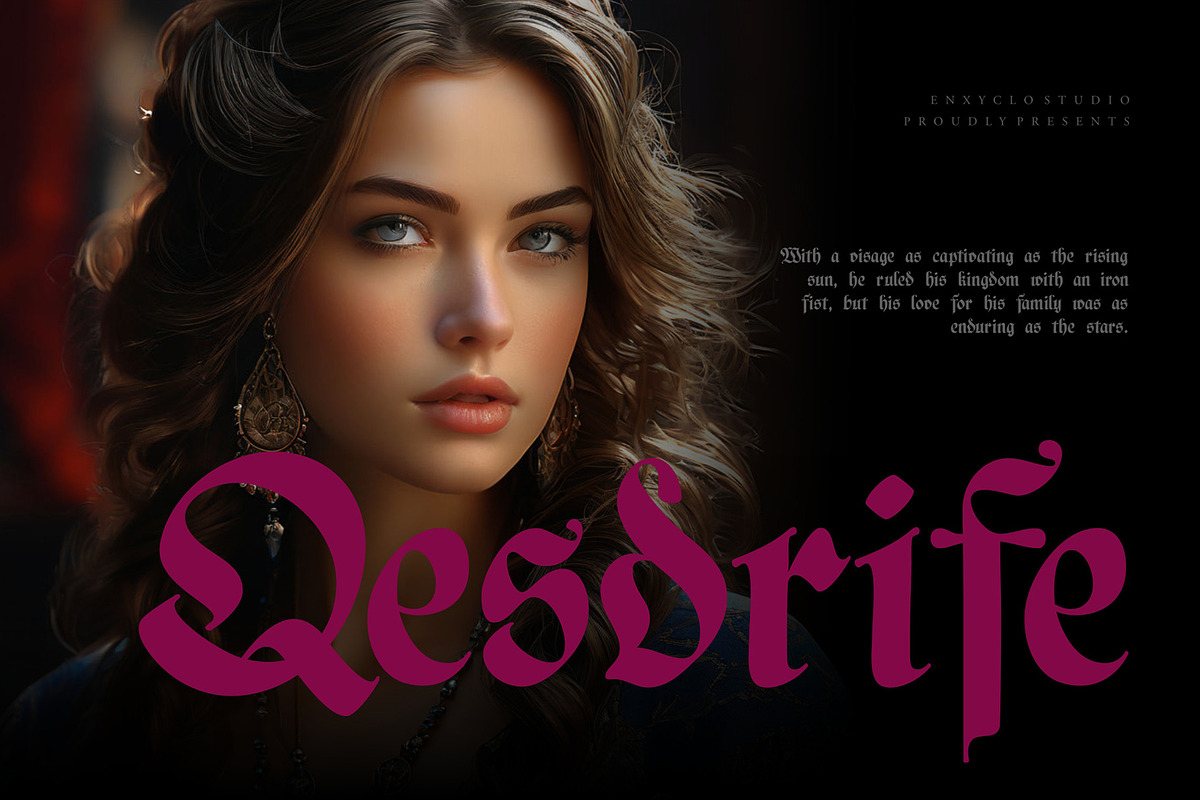NCL Basefigh, a Blackletter Font by Enxyclo Studio (Photo 5 of 16)