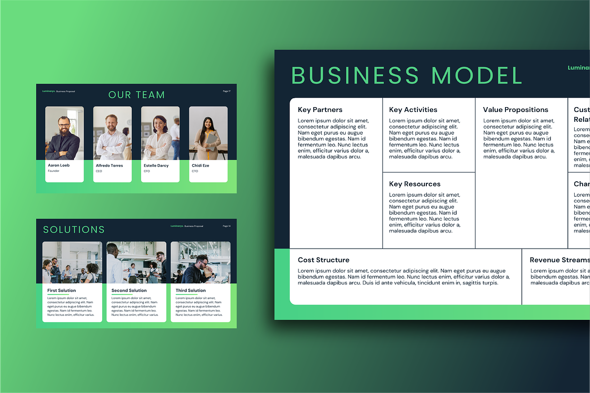Luminaryx - Business Proposal, a Presentation Template by ArbaStudio (Photo 3 of 5)