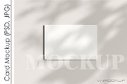 Card Mockup PSD JPG, a Print Template by VNmockup (Thumbnail 1 of 4)