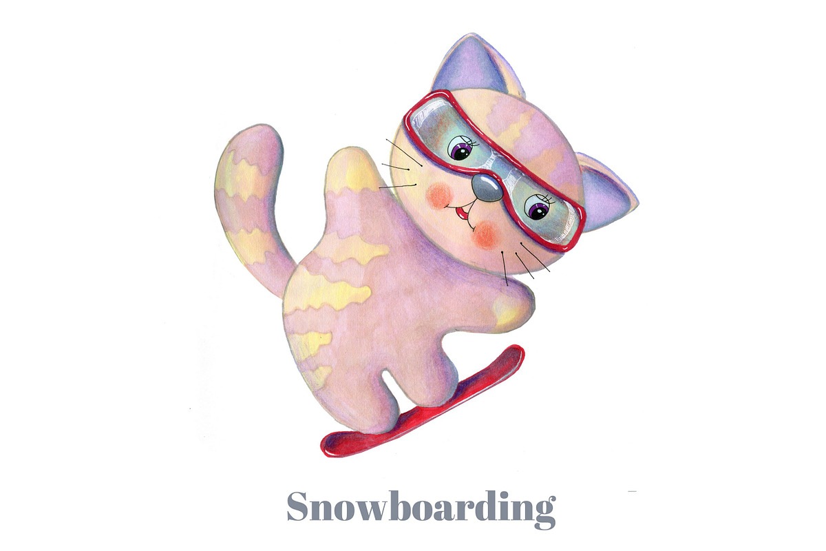Olympic Games, animal sportsmen, an Animal Illustration by fiolika (Photo 4 of 14)