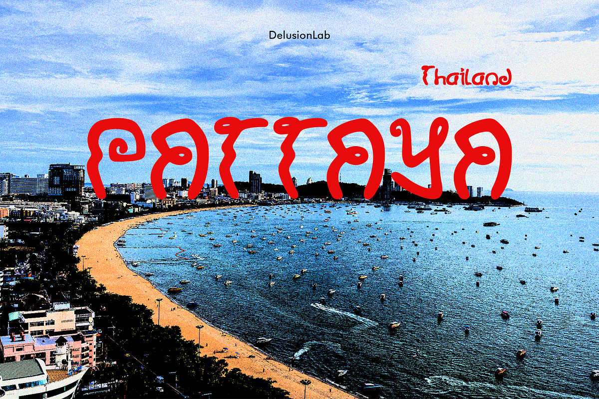 Thailook Style Font, a Handwritten Font by DelusionLab (Photo 5 of 6)