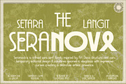 The Seranova - Contemporary DecoSans, a Sans Serif Font by Setara Langit CreativeStd (Thumbnail 1 of 16)