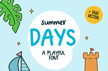 Summer Days Playful Font