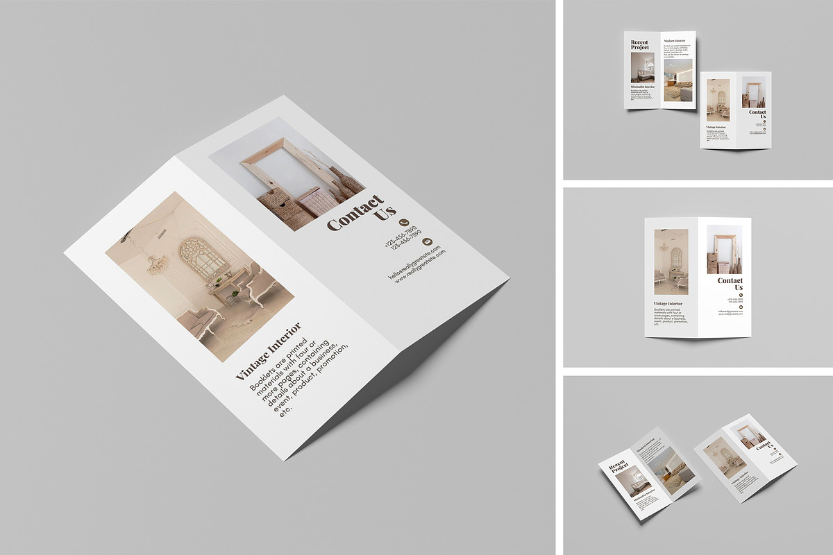 DL Bifold Mockup, a Product Mockup by Squashy Creative Studio (Photo 1 of 5)