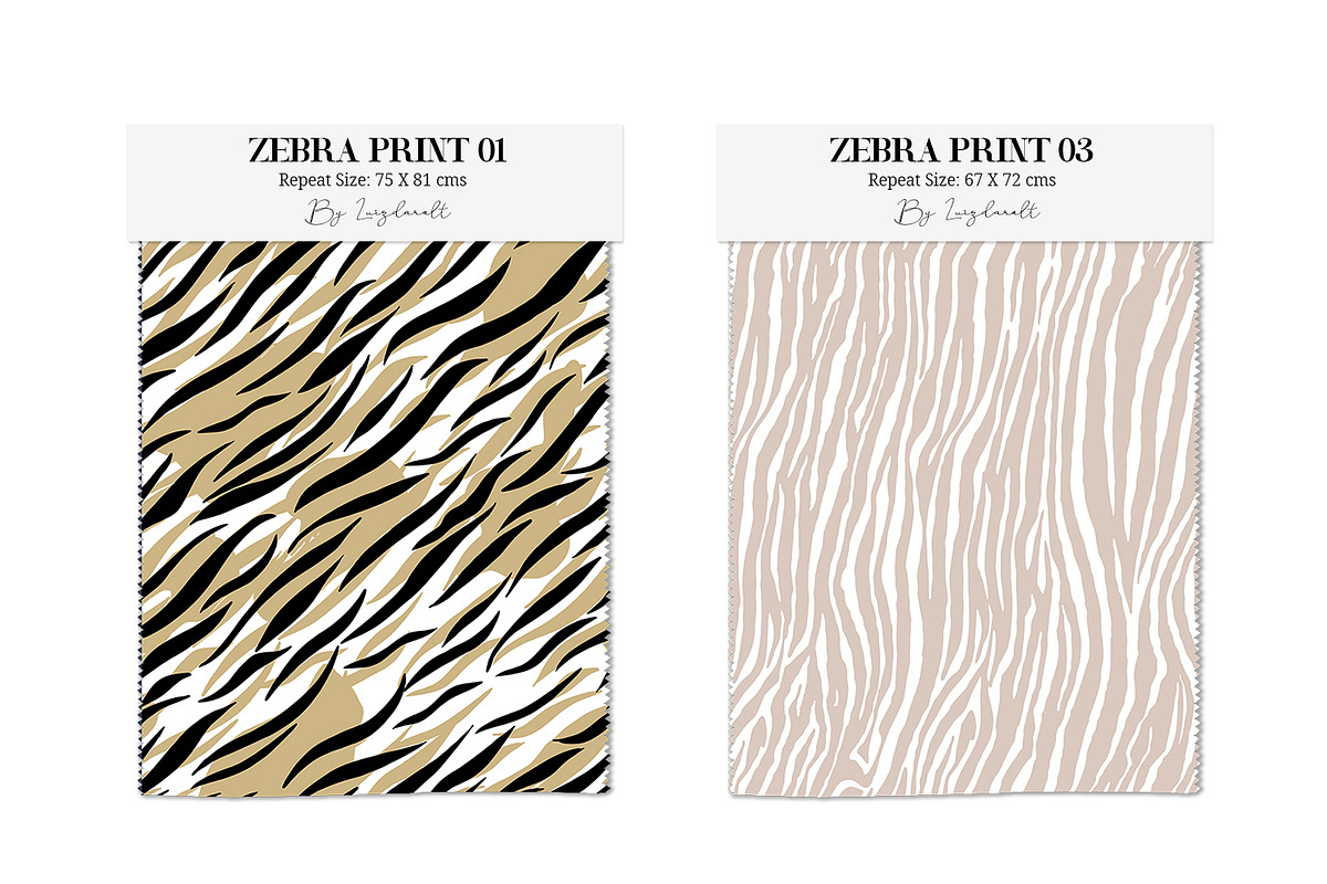 Zebra Patterns | 14 Prints Design, a Pattern Graphic by Luiz da Rolt Grathwohl (Photo 4 of 10)