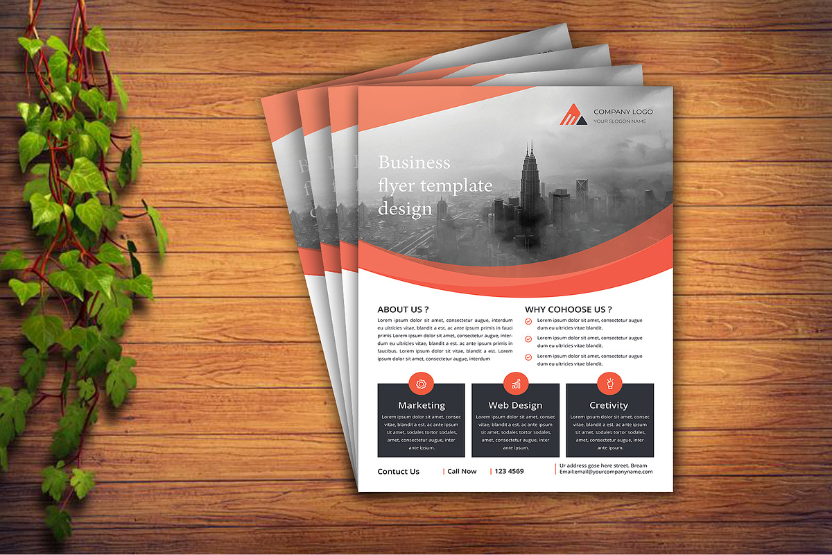 Business Flyer Template Design, a Flyer Template by Mazharul Islam (Photo 7 of 10)