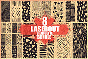 Abstract Silhouette Vector Set, an Illustration by BIPLOB EXPERT (Thumbnail 1 of 9)