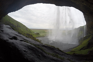 Seljalandsfoss iceland containing seljalandsfoss, waterfall, and iceland