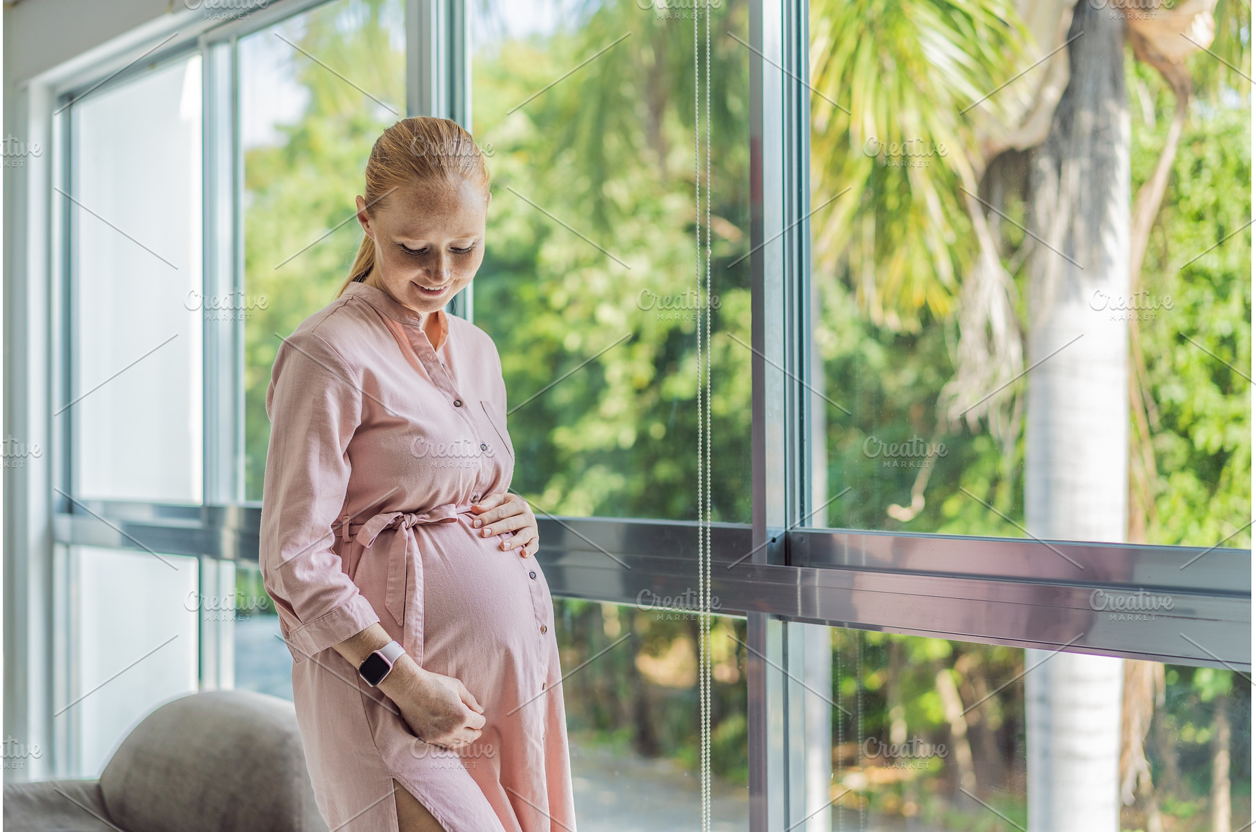 Portrait of young pregnant woman, a Person Photo by Elizaveta Galitskaya