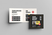 Square Brochure Mockup, a Books & Magazine Mockup by hokagata (Thumbnail 5 of 5)