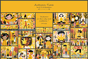 Autumn Time 2- 333 AI illustrations, a Seasonal Illustration by Pundateam (Thumbnail 7 of 12)