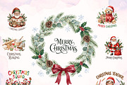 Christmas PNG Holiday Bundle, a Decorative Illustration by Arslan (Thumbnail 3 of 8)