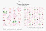 duck seamless pattern, a Pattern Graphic by Pink Studio Art (Thumbnail 2 of 5)