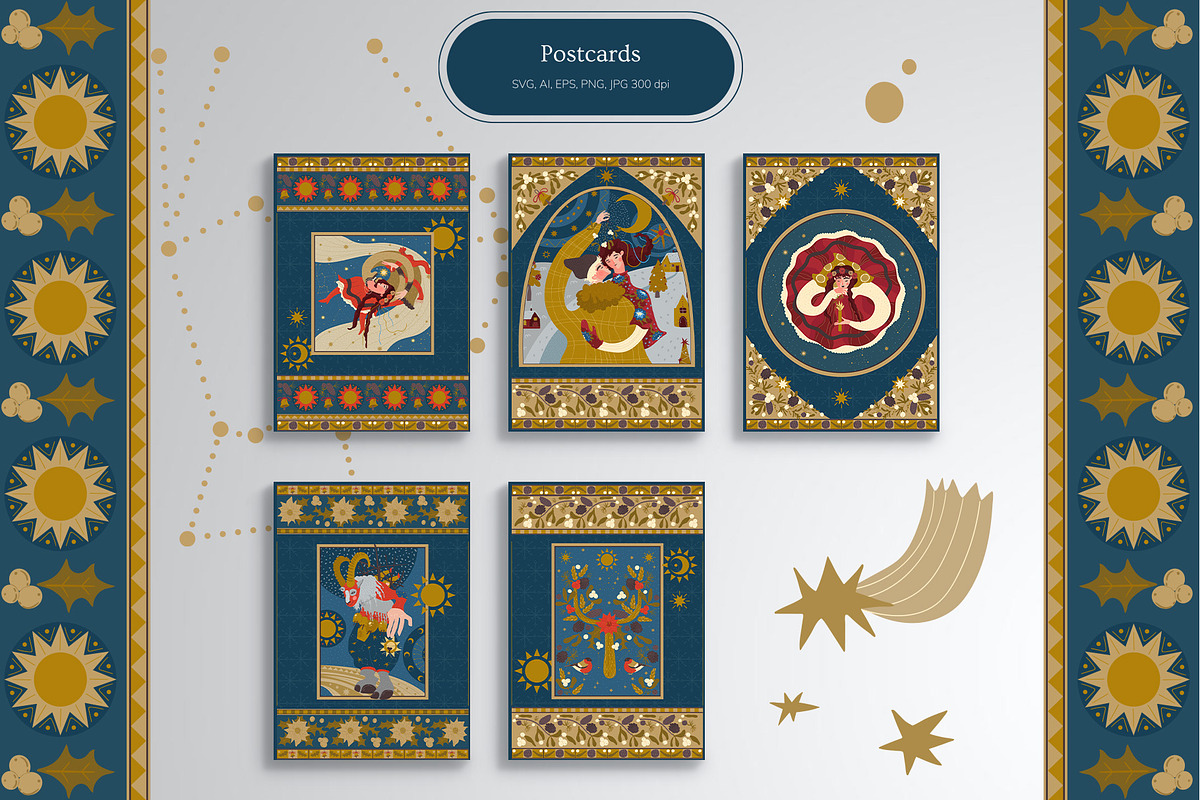 Winter fairy tale, an Illustration by Vector Mystery (Photo 7 of 11)