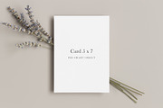 Card Mockup 5x7, PSD, a Print Template by Snoflinga (Thumbnail 2 of 4)