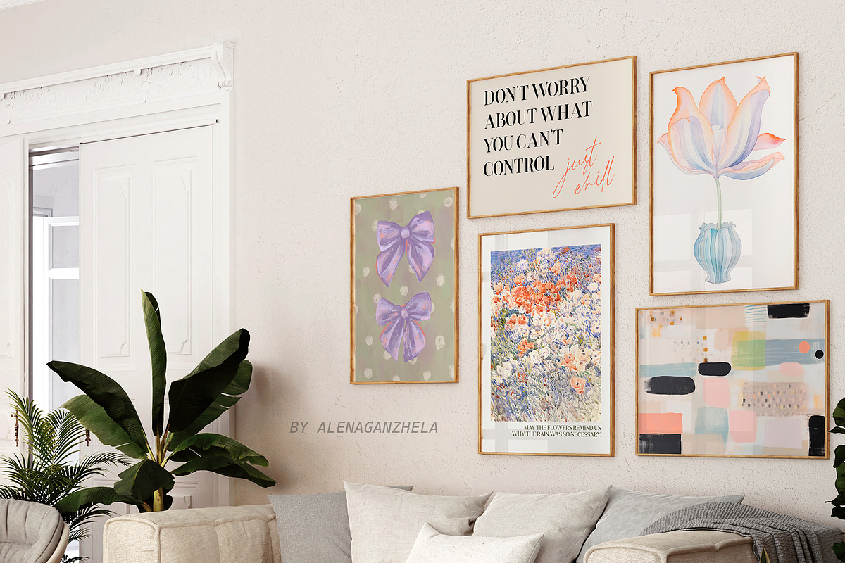 BLOOMING - mixed art prints gallery, an Object Graphic by alenaganzhela (Photo 11 of 12)