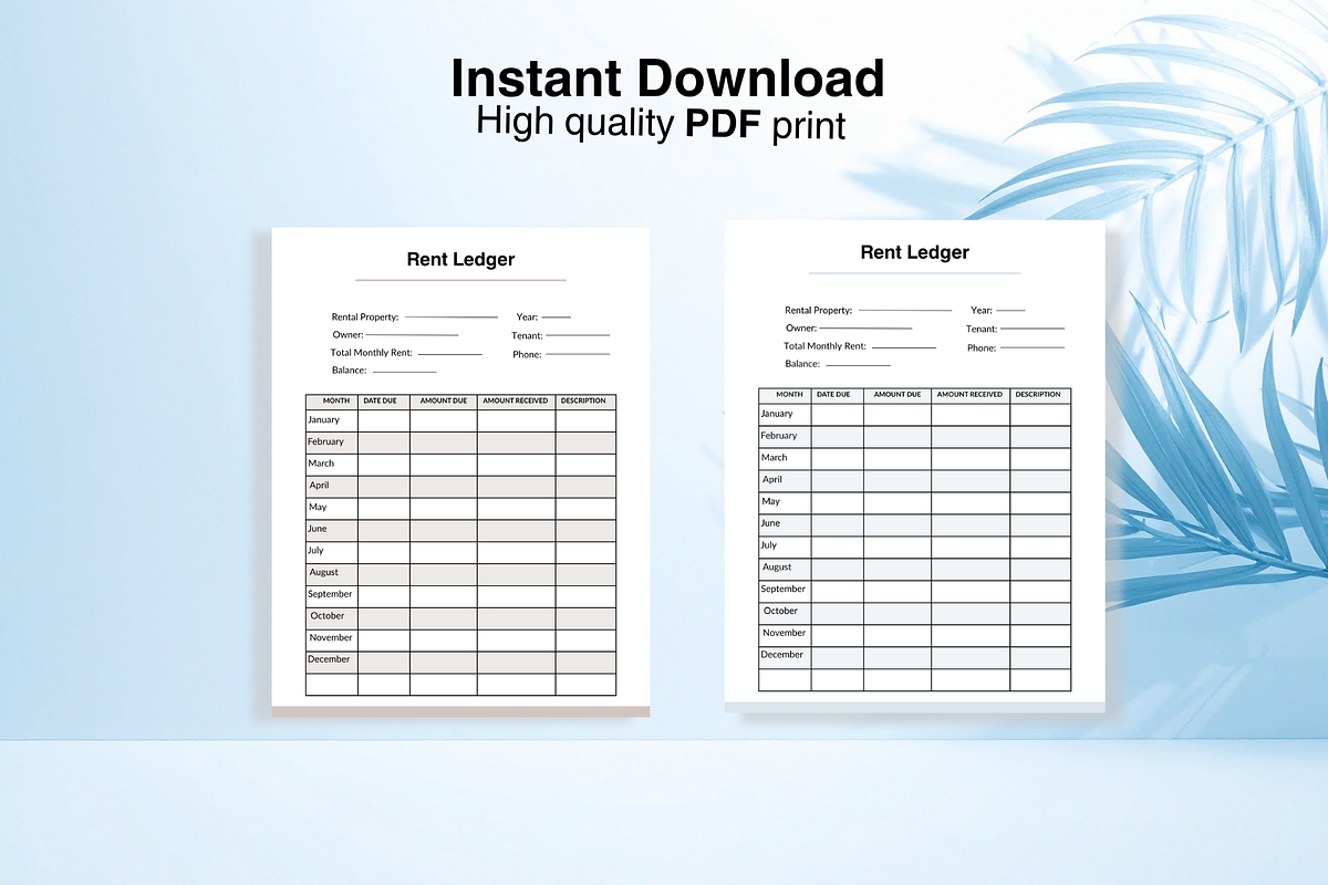 Rent ledger for landlords preview 3