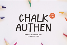 Chalk Authen - Marker & School Font